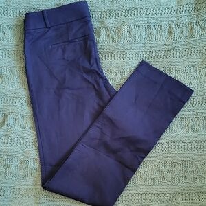 LOFT Women's Navy Straight Leg Pants